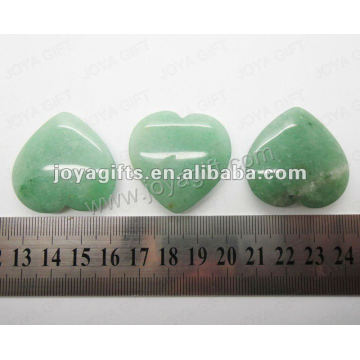 35MM Heart shape Green Aventurine,high polished,high quality,natural heart shape stone